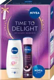 Набор косметики для тела NIVEA Time to Delight подарочный, антиперспирант, гель для душа и крем — фото 1