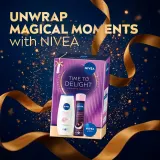 Набор косметики для тела NIVEA Time to Delight подарочный, антиперспирант, гель для душа и крем — фото 2