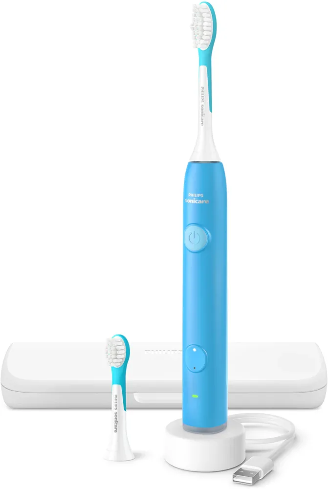 Детская электрическая зубная щётка Philips Sonicare For Kids 3+ HX6600/42 звуковая, с таймером и приложением, 1 шт