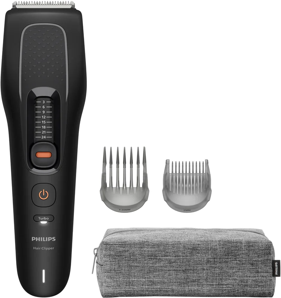 Машинка для стрижки волос Philips Series 5000 HC5721/15 с технологией DualCut, 10 настроек длины, 1 шт