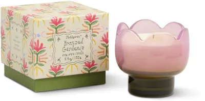Ароматическая свеча Paddywax Tulip Bronzed Gardenia, весенний и летний аромат, с соевым воском, 155 г