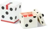 Ароматическая свеча Paddywax Lucky Dice Tobacco Patchouli, согревающий аромат, с соевым воском, 283 г — фото 1