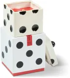 Ароматическая свеча Paddywax Lucky Dice Tobacco Patchouli, согревающий аромат, с соевым воском, 283 г — фото 4