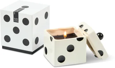Ароматическая свеча Paddywax Lucky Dice Lava Stone для дома, 283 г