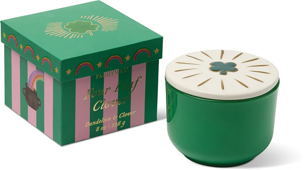 Ароматическая свеча Paddywax Charmed Dandelion Clover, весенний и летний аромат, 226 г