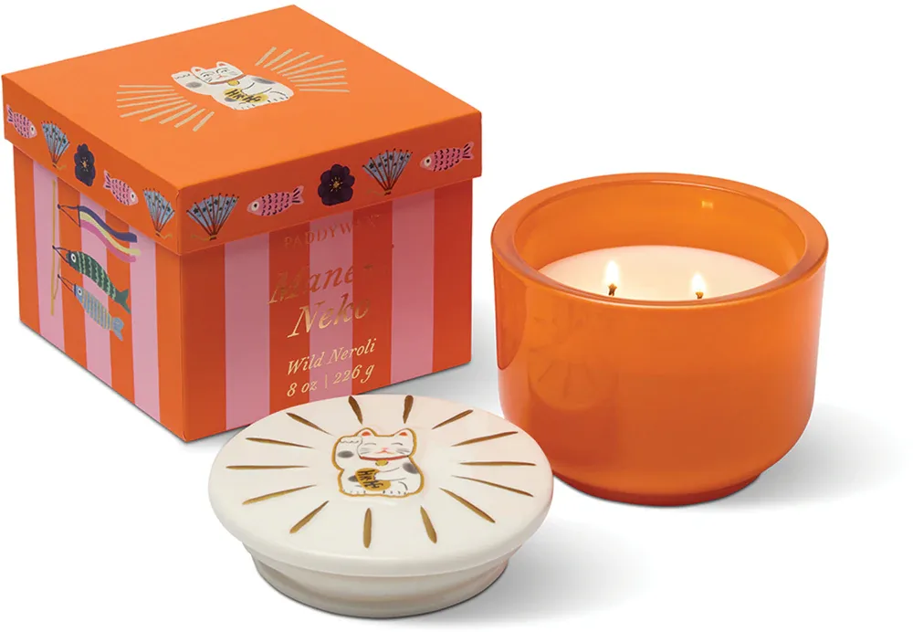 Ароматическая свеча Paddywax Charmed Wild Neroli, весенний и летний аромат, с соевым воском, 226 г