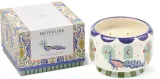 Ароматическая свеча Paddywax A Dopo Peacock Blue, чистый пудровый аромат, с соевым воском, 680 г — фото 1