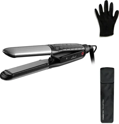 Выпрямитель для волос Rowenta Karl Lagerfeld Thermostyle SF7120E0 с ионизацией, с плавающими пластинами, 1 шт