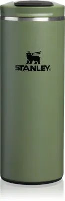 Кружка Stanley The Transit Fliptop Mug из нержавеющей стали, с герметичной крышкой, 1 шт Dried Pine