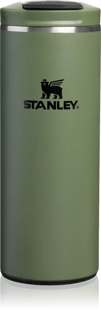 Кружка Stanley The Transit Fliptop Mug из нержавеющей стали, с герметичной крышкой, 1 шт Dried Pine
