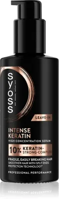 Сыворотка для волос Syoss Intense Keratin несмываемая, с кератином, 100 мл