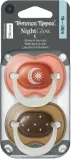 Пустышка Tommee Tippee NightGlow Soother 18-36m ортодонтическая, светится в темноте, 18-36 месяцев, 2 шт — фото 1