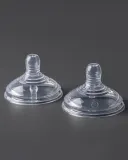 Соска для бутылочки Tommee Tippee Advanced Anti-Colic силиконовая, по форме груди, 2 шт 0m+ — фото 1