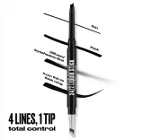 Карандаш для глаз Urban Decay 24/7 Liquid Stick водостойкий, выдвижной, со встроенной растушёвкой, 15 г, оттенок Dirty Martini — фото 4