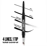Карандаш для глаз Urban Decay 24/7 Liquid Stick водостойкий, выдвижной, со встроенной растушёвкой, 15 г, оттенок Brown Noise — фото 4