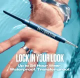 Карандаш для глаз Urban Decay 24/7 Liquid Stick водостойкий, выдвижной, со встроенной растушёвкой, 15 г, оттенок Melted Onyx — фото 8