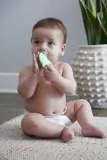 Прорезыватель для зубов Melii Teethers силиконовый, удобный для маленьких ручек, 2 шт — фото 4