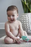 Прорезыватель для зубов Melii Teethers силиконовый, удобный для маленьких ручек, 2 шт — фото 5