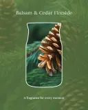 Ароматическая свеча Yankee Candle Balsam Cedar Fireside, с соевым и пчелиным воском, 567 г — фото 2