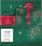 Адвент-календарь Yankee Candle Christmas Collection Advent Calendar, чайные свечи и подсвечник, 25 шт — фото 1