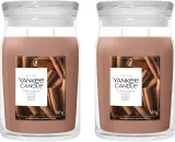 Набор ароматических свечей Yankee Candle Cinnamon Stick, согревающий аромат, 2 × 567 г — фото 1