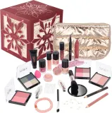 Адвент-календарь ZMILE COSMETICS Snowflake Puzzle с декоративной косметикой, 24 сюрприза Cherry Red — фото 1