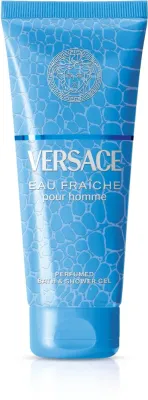 Versace Man Eau Fraiche гель для душа мужской парфюмированный, древесно-фруктовый аромат 200 мл