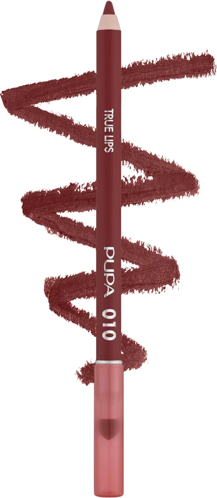 Контурный карандаш для губ Pupa True Lips, оттенок 10 - Burnt Sienna
