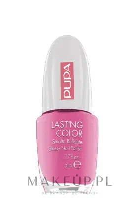 Pupa Lasting Color лак для ногтей глянцевый плотный пигмент тонкая кисть маникюр 5 мл, оттенок 301 - Fuchsia