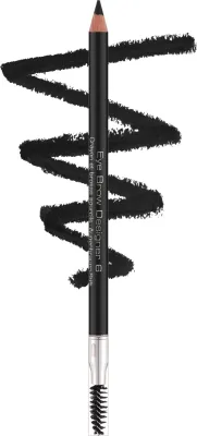 Карандаш для бровей Artdeco Eye Brow Designer со щёточкой, оттенок 1A - soft black