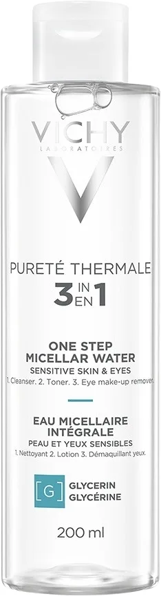 Мицеллярная вода Vichy Purete Thermale Mineral Micellar Water для лица и глаз, для чувствительной кожи, 400 мл