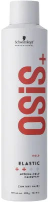 Эластичный лак для волос Schwarzkopf Professional Osis+ Elastic Medium Hold Hairspray средней фиксации, с термозащитой