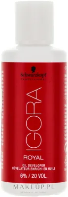 Масляный оксидант Schwarzkopf Professional Igora Royal Oil Developer 6% 20 vol. для кремов-красок Igora Royal, 1000 мл