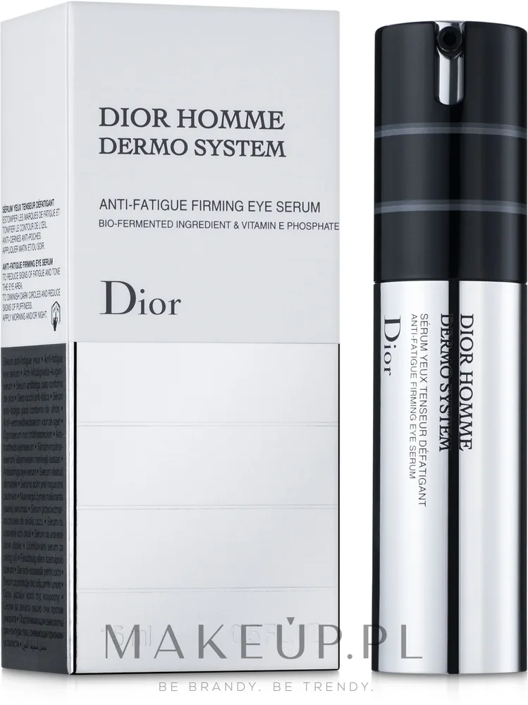 Сыворотка для кожи вокруг глаз Dior Homme Dermo System против отёков и тёмных кругов укрепляющая 15 мл