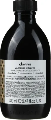 Шампунь для тёмно-коричневых волос Davines Alchemic Shampoo Chocolate, с прямыми пигментами, 280 мл