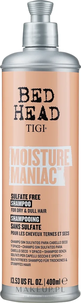 Увлажняющий шампунь для сухих и тусклых волос Tigi Bed Head Moisture Maniac Shampoo, с аргановым маслом, 750 мл