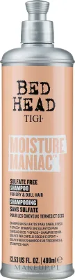 Увлажняющий шампунь для сухих и тусклых волос Tigi Bed Head Moisture Maniac Shampoo, с аргановым маслом, 750 мл