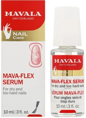 Mavala Mava-Flex Serum For Nails сыворотка для ногтей 10 мл, уход за ломкими и расслаивающимися ногтями с мочевиной