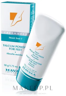 Тальк для ног Mavala Talcum Powder for Feet дезодорирующий, с ундециленатом цинка, 50 г