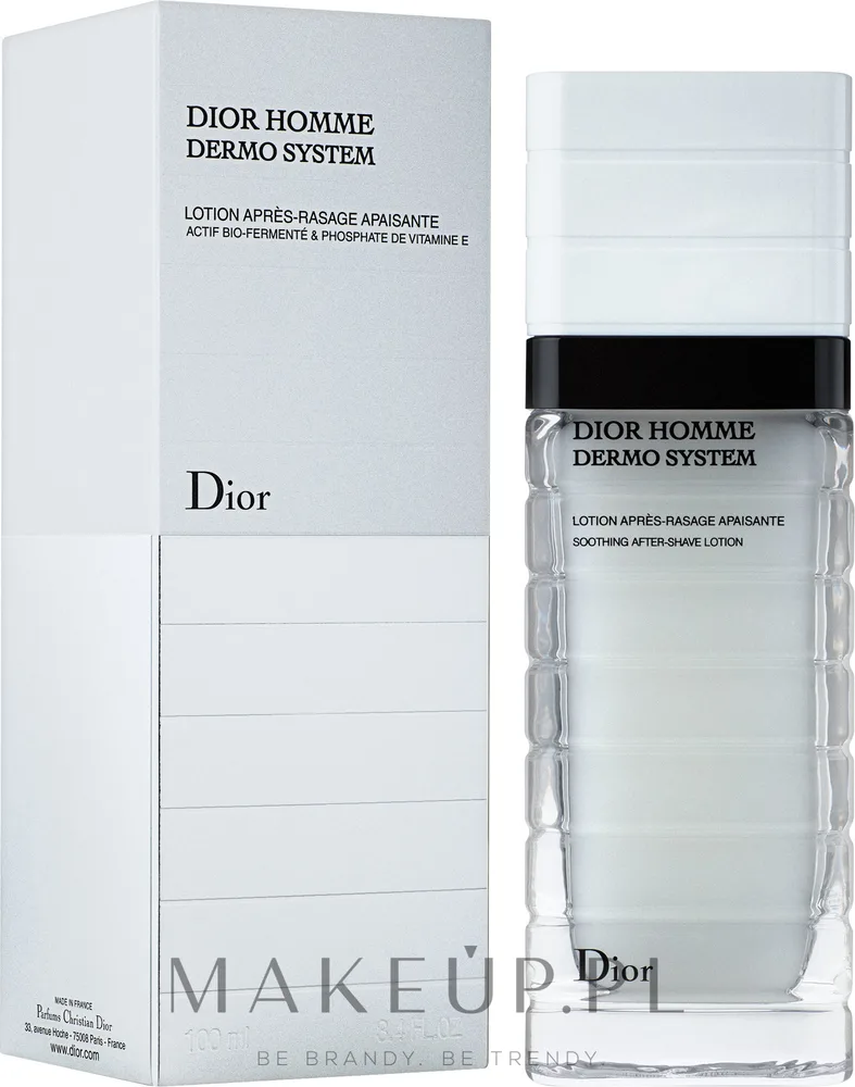Dior Homme Dermo System лосьон после бритья успокаивающий мужской уход за кожей лица с гиалуроновой кислотой 100 мл
