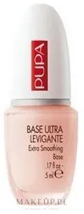 Pupa Extra Smoothing Base Coat база под лак для ногтей выравнивающая, основа для маникюра с минералами, 5 мл