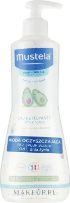 Mustela PhysioBebe No Rinse Cleansing Water мицеллярная вода для детей очищающая детская без смывания уход за кожей малыша, 500 мл