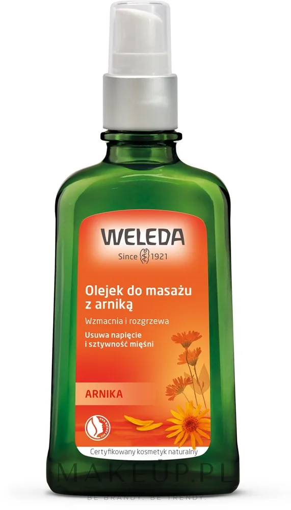Масло для массажа Weleda Arnica с арникой для активных людей и спортсменов 50, 100 и