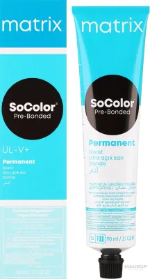 Крем-краска для волос осветляющая Matrix Socolor Pre-Bonded Permanent, технология Out-Lift, 90 мл