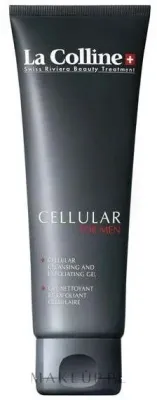 Очищающий отшелушивающий гель для лица La Colline Cellular For Men с кварцем для мужчин 125 мл