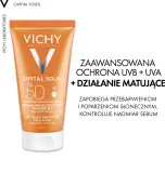 Эмульсия для лица Vichy Capital Soleil Emulsion Anti-Brillance SPF 50+ солнцезащитная, матирующая, водостойкая, 50 мл — фото 6