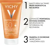 Эмульсия для лица Vichy Capital Soleil Emulsion Anti-Brillance SPF 50+ солнцезащитная, матирующая, водостойкая, 50 мл — фото 7