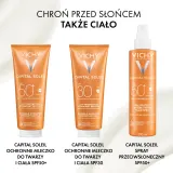 Эмульсия для лица Vichy Capital Soleil Emulsion Anti-Brillance SPF 50+ солнцезащитная, матирующая, водостойкая, 50 мл — фото 8