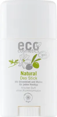 Дезодорант-стик Eco Cosmetics Fresh Deostick с листьями оливы и мальвой, для чувствительной кожи