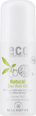 Eco Cosmetics Fresh Deo Roll-On дезодорант шариковый с гранатом и ягодами годжи 50 мл, натуральный роликовый дезодорант